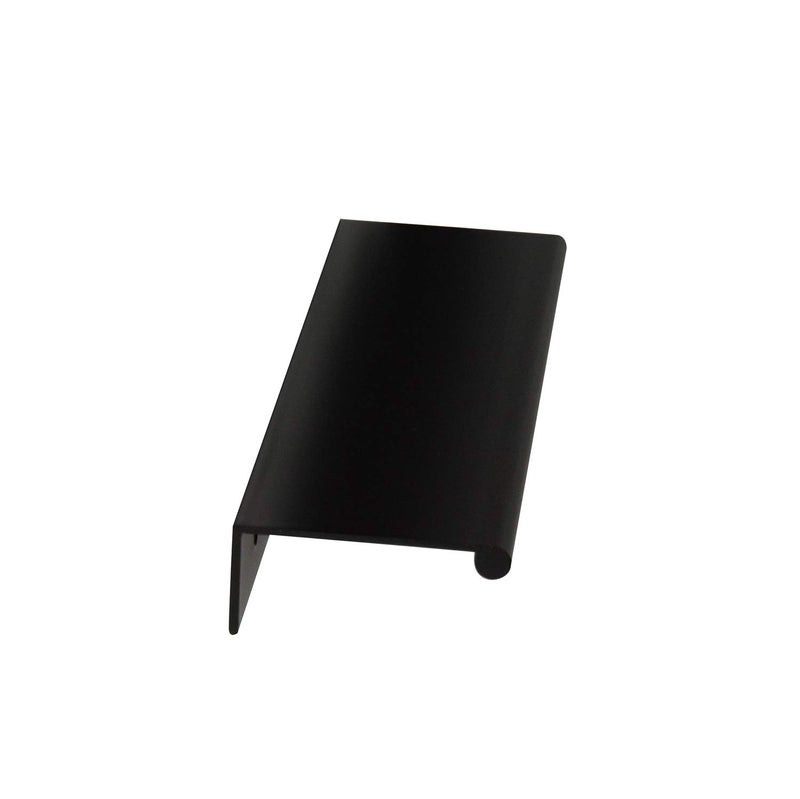 CKP #3306-6 in. CKP Brand Back Mount Finger Edge Pull, Matte Black - 10 Pack - Image 3